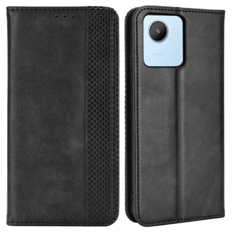 Capa De Celular Para Realme C30 Flip Estilo Vintage