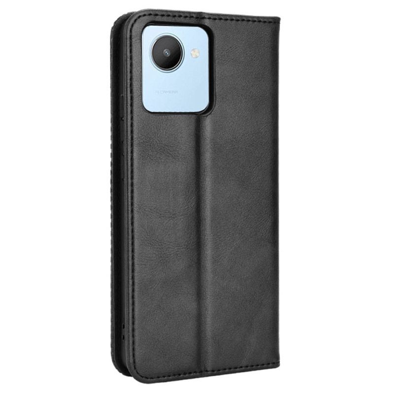 Capa De Celular Para Realme C30 Flip Estilo Vintage