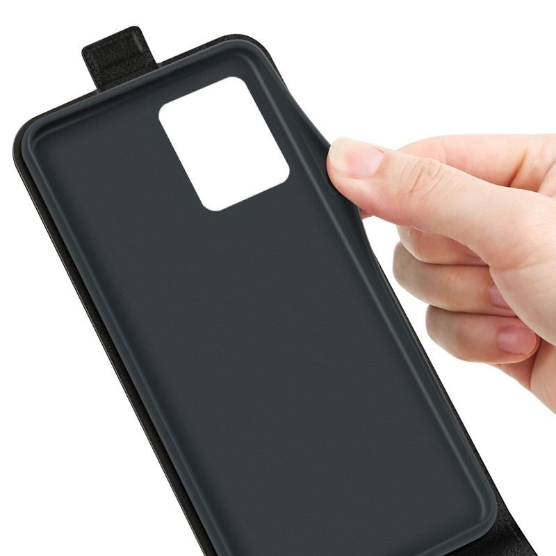 Capa Flip Para Realme C30 De Couro Aba Vertical