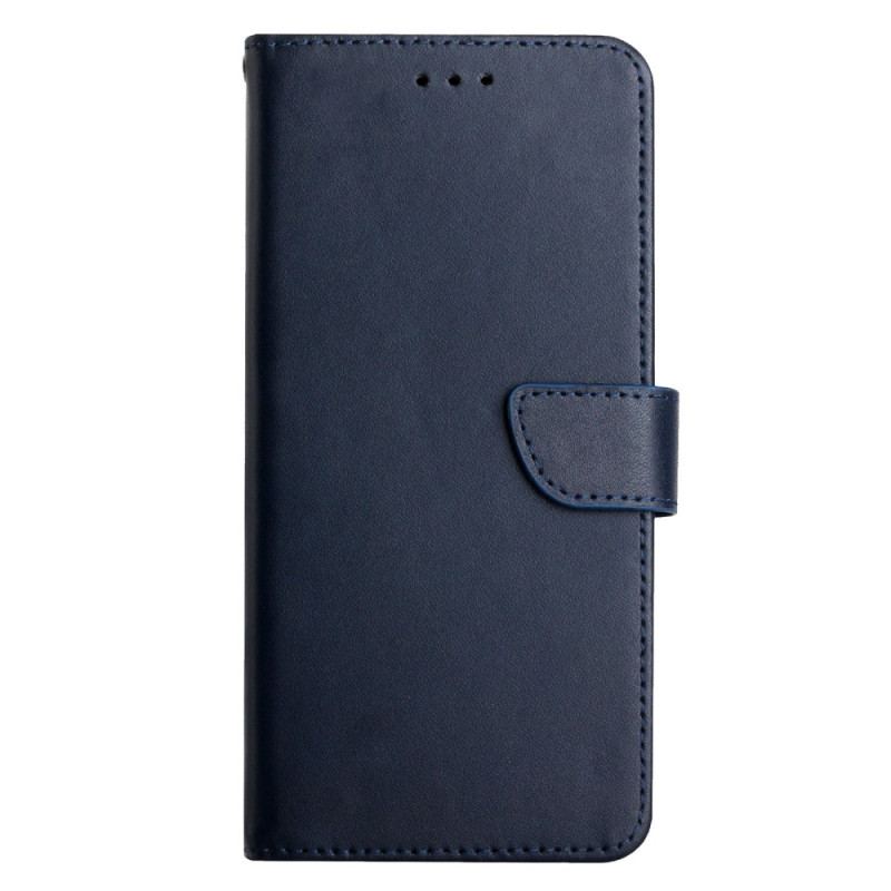 Capa Flip Para Realme C30 Couro Napa Genuíno