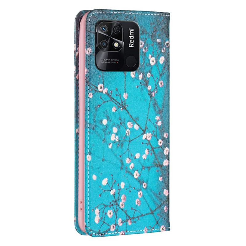 Capa De Celular Para Xiaomi Redmi 10C Flip Florais