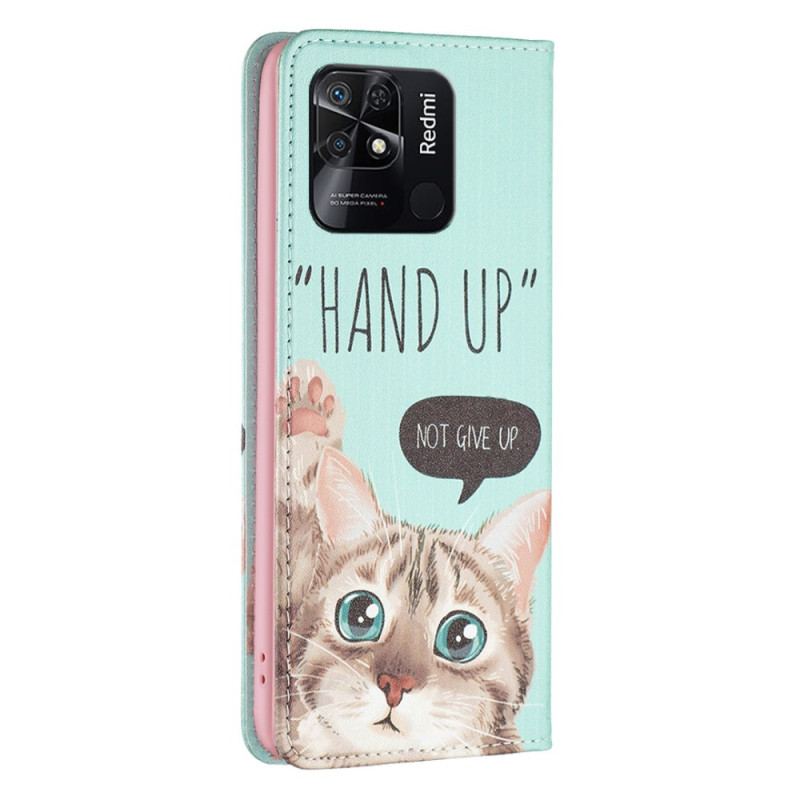 Capa De Celular Para Xiaomi Redmi 10C Flip Hand-up