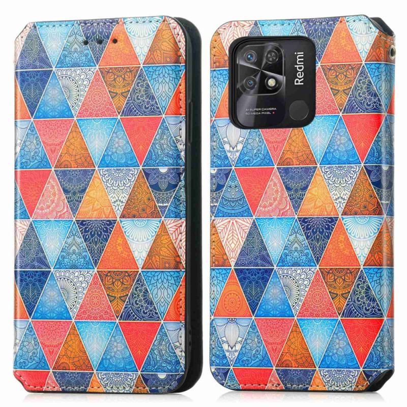 Capa De Celular Para Xiaomi Redmi 10C Flip Projeto Rfid Caseneo