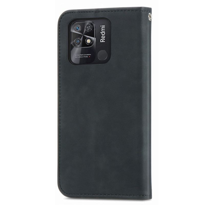 Capa De Celular Para Xiaomi Redmi 10C Flip Série Vintage