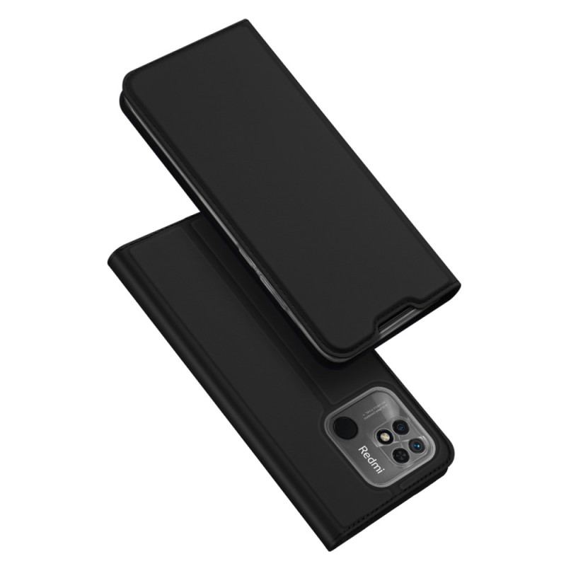 Capa De Celular Para Xiaomi Redmi 10C Flip Skin-pro Series Dux Ducis