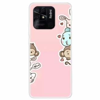 Capa De Celular Para Xiaomi Redmi 10C Uau Animais