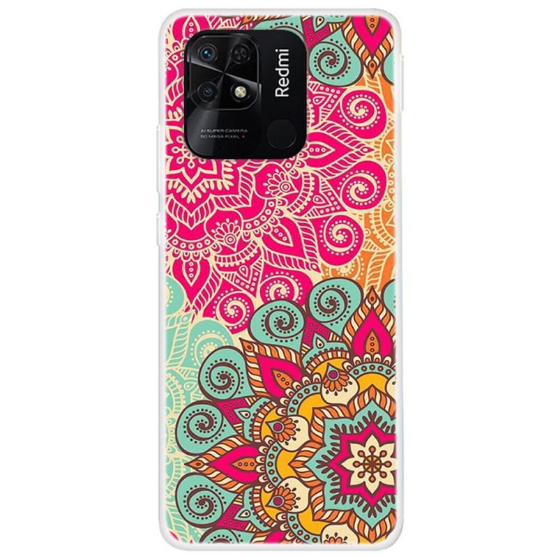 Capa De Celular Para Xiaomi Redmi 10C Variação Floral