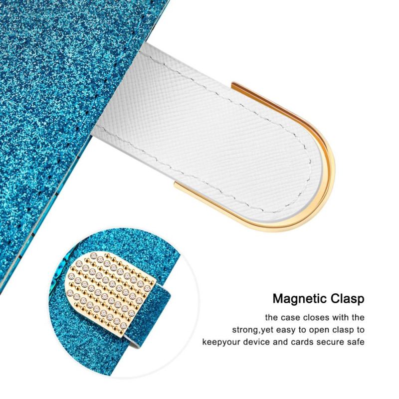 Capa Flip Para Xiaomi Redmi 10C Diamantes De Crocodilo