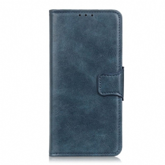 Capa Flip Para Xiaomi Redmi 10C Fecho De Couro Estilo Reversível