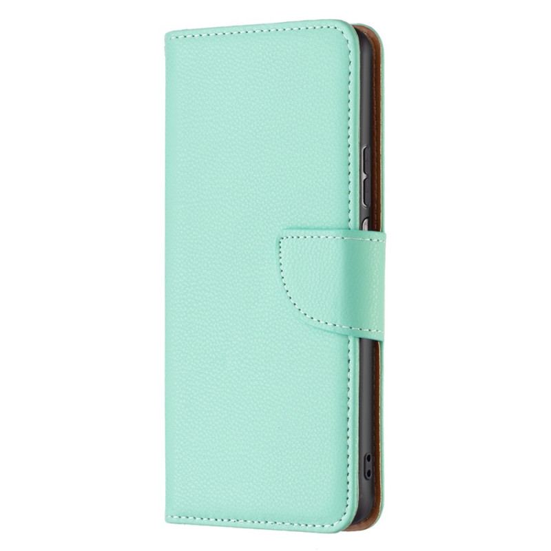 Capa Flip Para Xiaomi Redmi 10C Fecho Oblíquo De Lichia