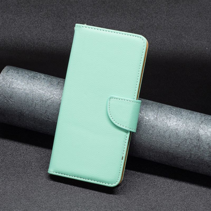 Capa Flip Para Xiaomi Redmi 10C Fecho Oblíquo De Lichia