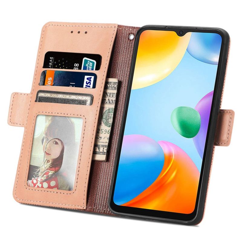 Capa Flip Para Xiaomi Redmi 10C À Moda