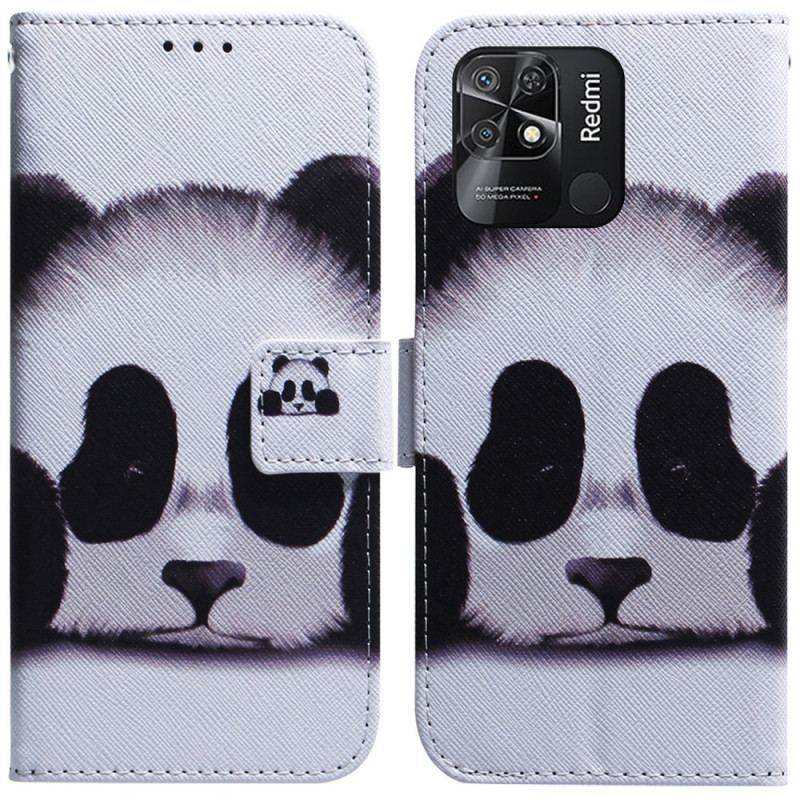 Capa Flip Para Xiaomi Redmi 10C Panda