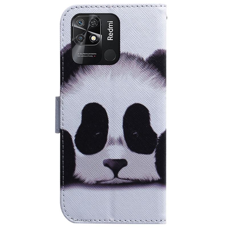 Capa Flip Para Xiaomi Redmi 10C Panda