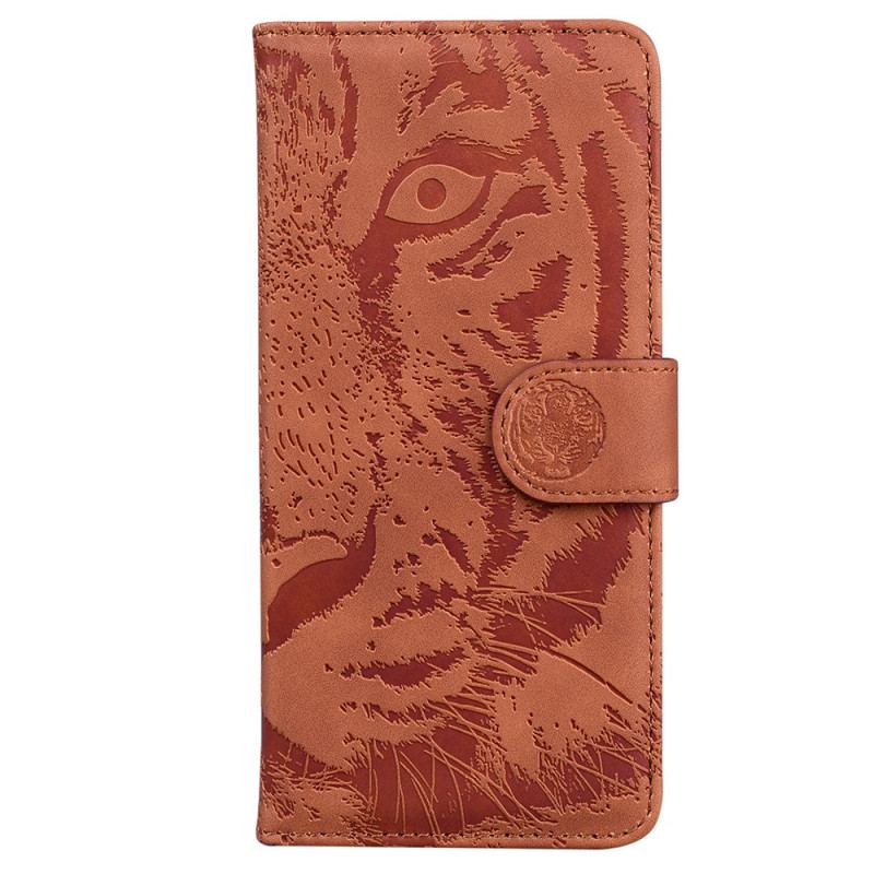 Capa Flip Para Xiaomi Redmi 10C Pegada De Tigre