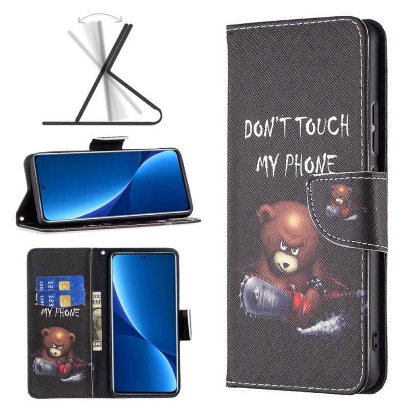 Capa Flip Para Xiaomi Redmi 10C Urso Perigoso