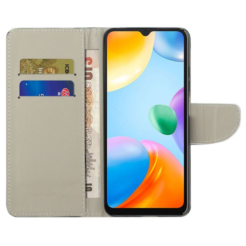 Capa Flip Para Xiaomi Redmi 10C Várias Corujas