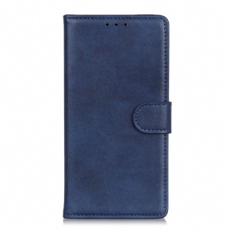 Capa Folio Para Xiaomi Redmi 10C Couro Sintético Fosco