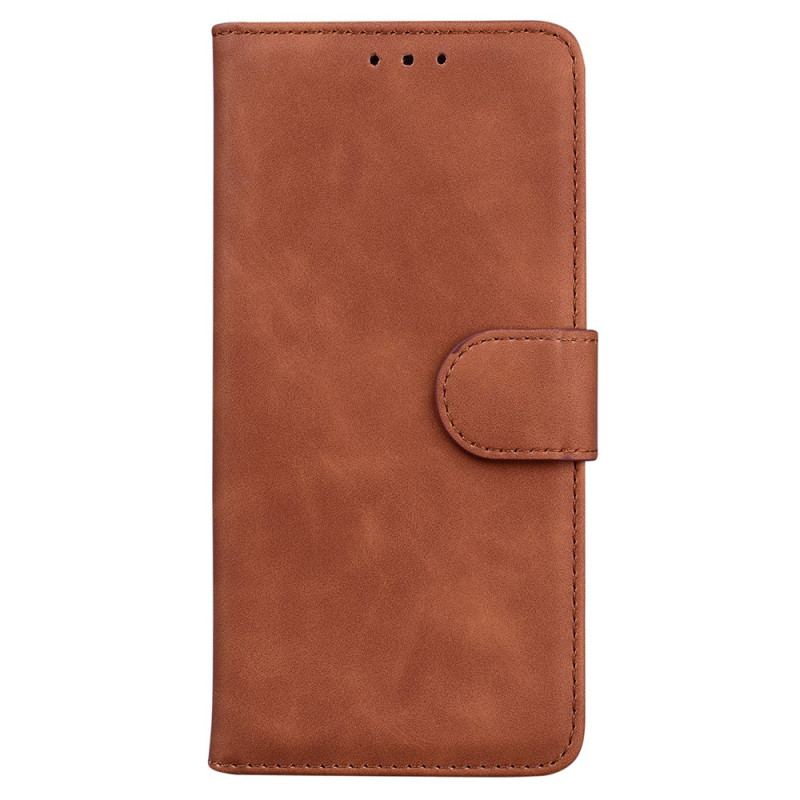 Capa Folio Para Xiaomi Redmi 10C Couro Sintético Liso