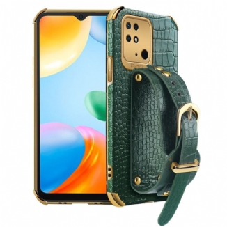 Capa Para Xiaomi Redmi 10C Alça Croco