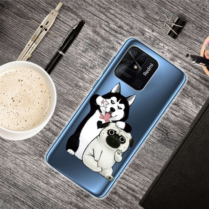 Capa Para Xiaomi Redmi 10C Cachorros Engraçados