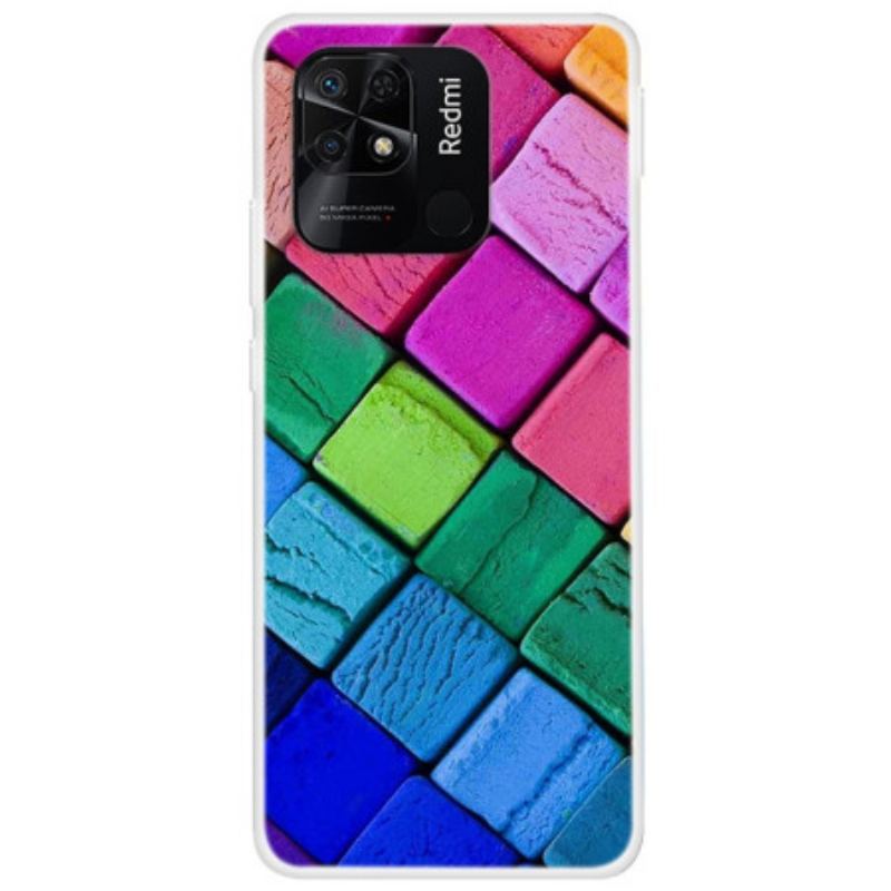 Capa Para Xiaomi Redmi 10C Cubos Coloridos