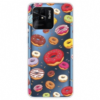 Capa Para Xiaomi Redmi 10C Donuts Múltiplos