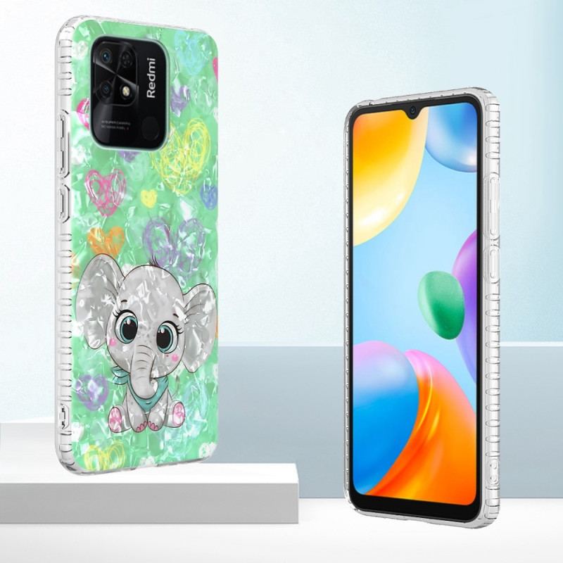 Capa Para Xiaomi Redmi 10C Elefante Estiloso