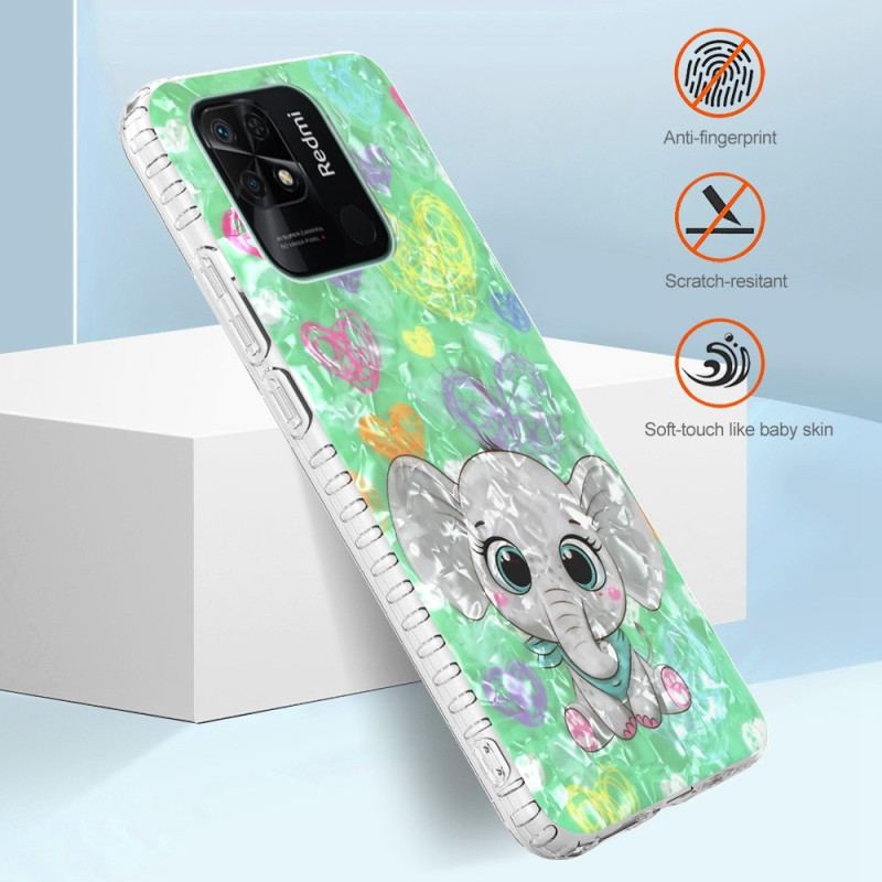 Capa Para Xiaomi Redmi 10C Elefante Estiloso