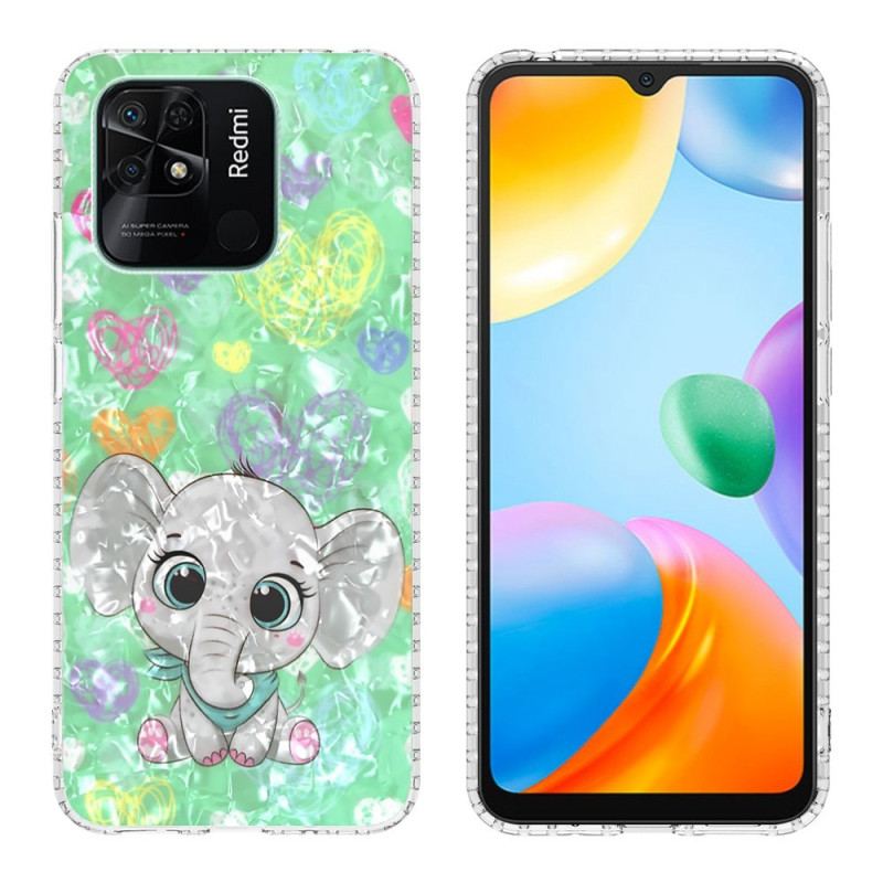 Capa Para Xiaomi Redmi 10C Elefante Estiloso