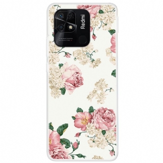 Capa Para Xiaomi Redmi 10C Flores Bonitas