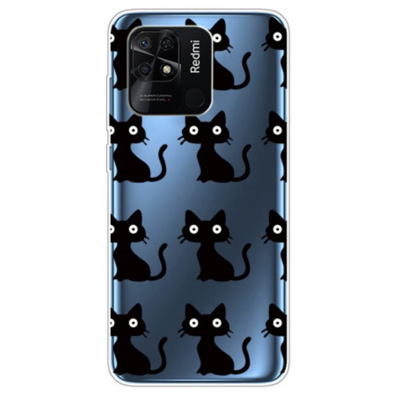 Capa Para Xiaomi Redmi 10C Gatos Engraçados