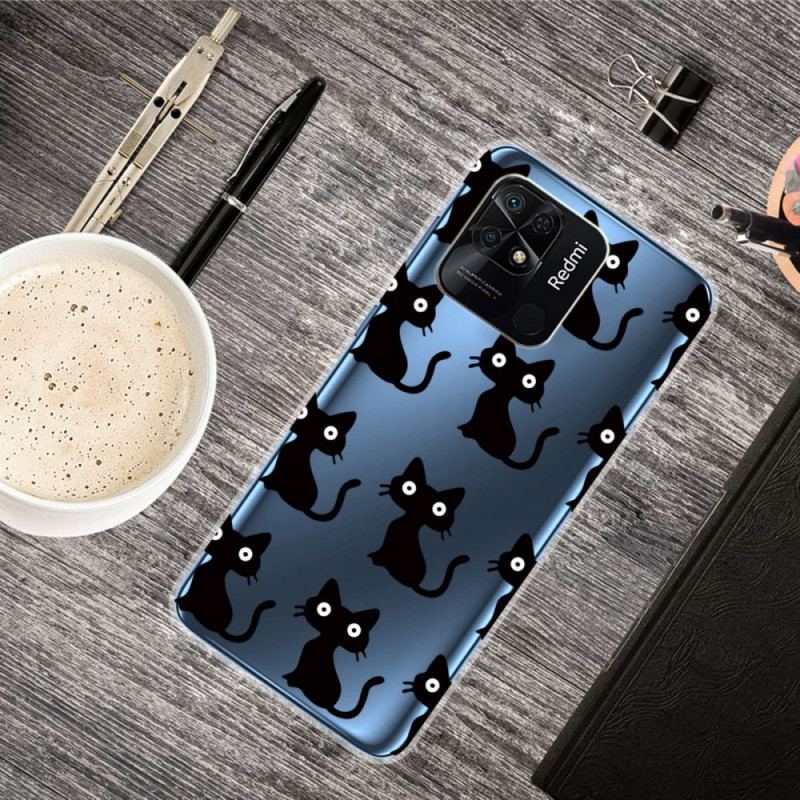 Capa Para Xiaomi Redmi 10C Gatos Engraçados