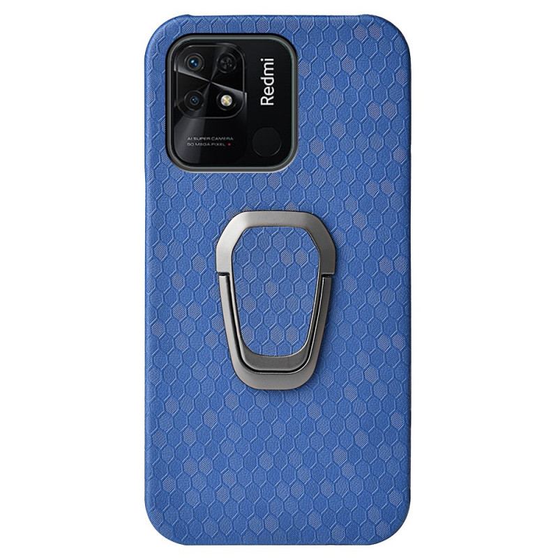 Capa Para Xiaomi Redmi 10C Honeycomb Com Suporte De Anel