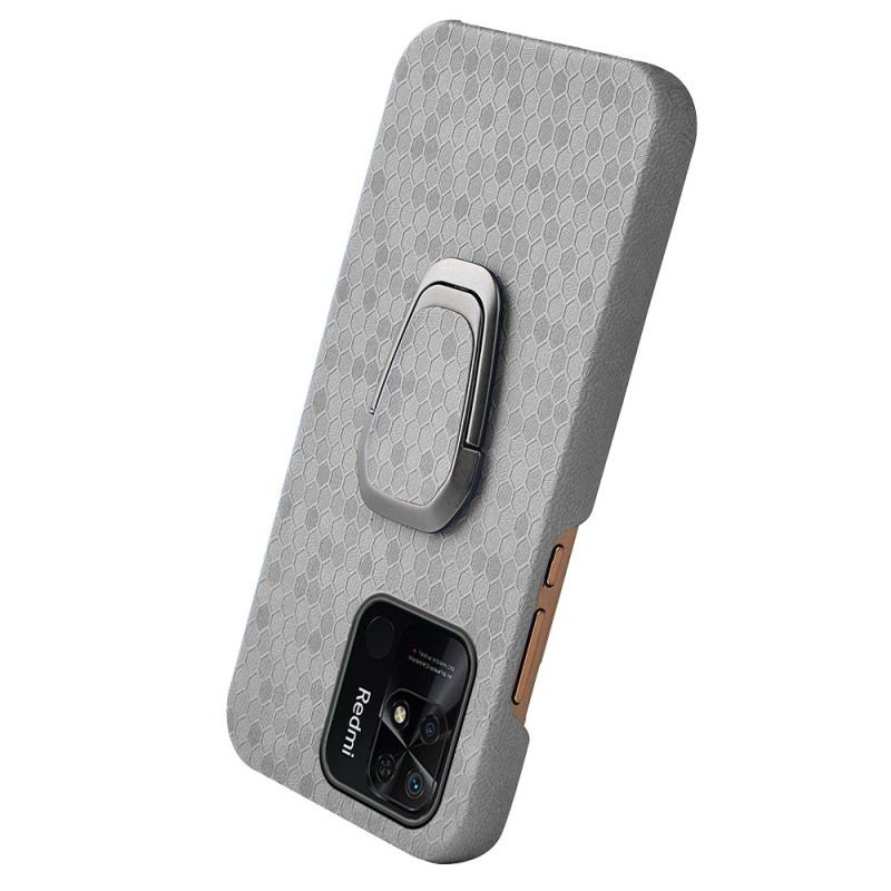 Capa Para Xiaomi Redmi 10C Honeycomb Com Suporte De Anel