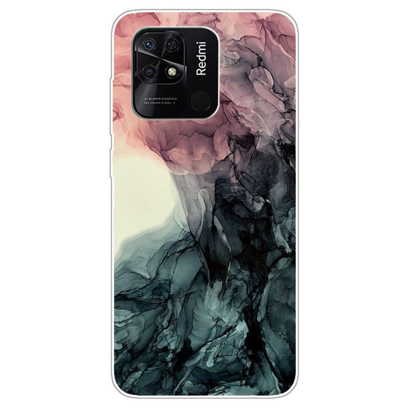 Capa Para Xiaomi Redmi 10C Mármore Aquarela