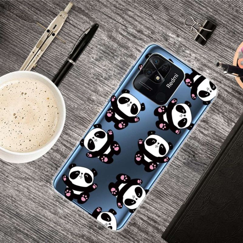 Capa Para Xiaomi Redmi 10C Múltiplos Pandas Sem Costura