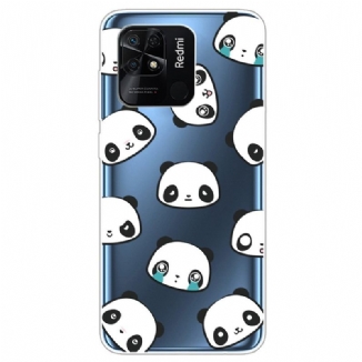 Capa Para Xiaomi Redmi 10C Pequenos Pandas