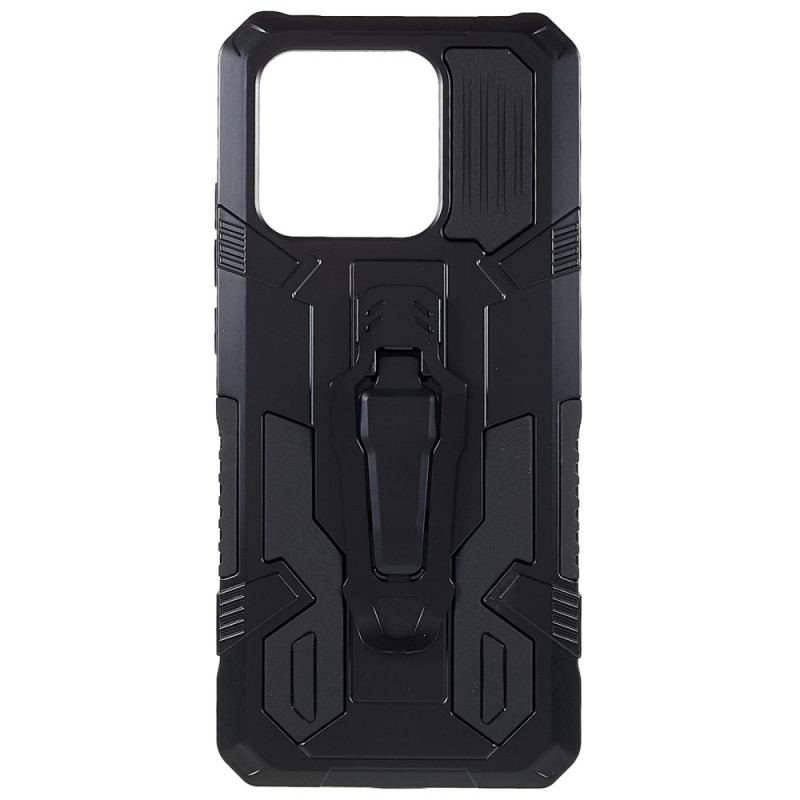 Capa Para Xiaomi Redmi 10C Robô Com Clipe De Cinto