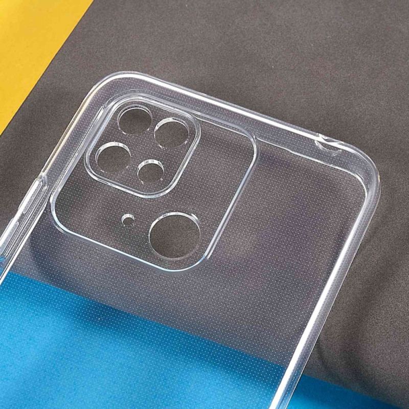 Capa Para Xiaomi Redmi 10C Silicone Flexível Transparente