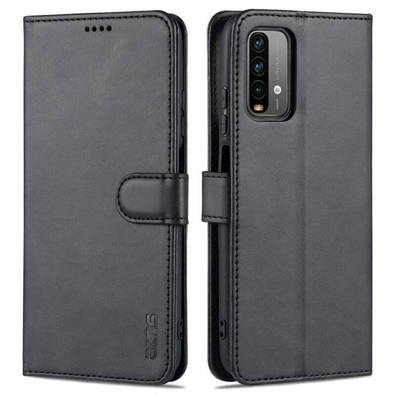 Capa De Couro Para Xiaomi Redmi 9T Doçura Azns