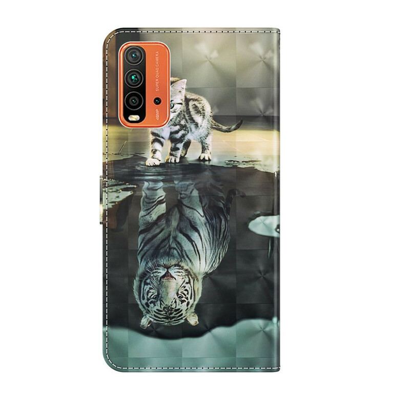 Capa Flip Para Xiaomi Redmi 9T Ernesto O Tigre