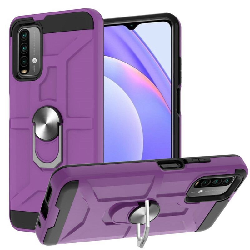 Capa Para Xiaomi Redmi 9T Anel De Suporte Metálico