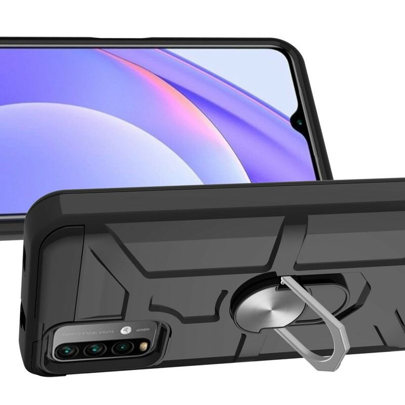 Capa Para Xiaomi Redmi 9T Anel De Suporte Metálico