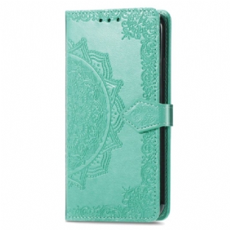 Capa Flip Para Vivo Y35 Barroco-mandala