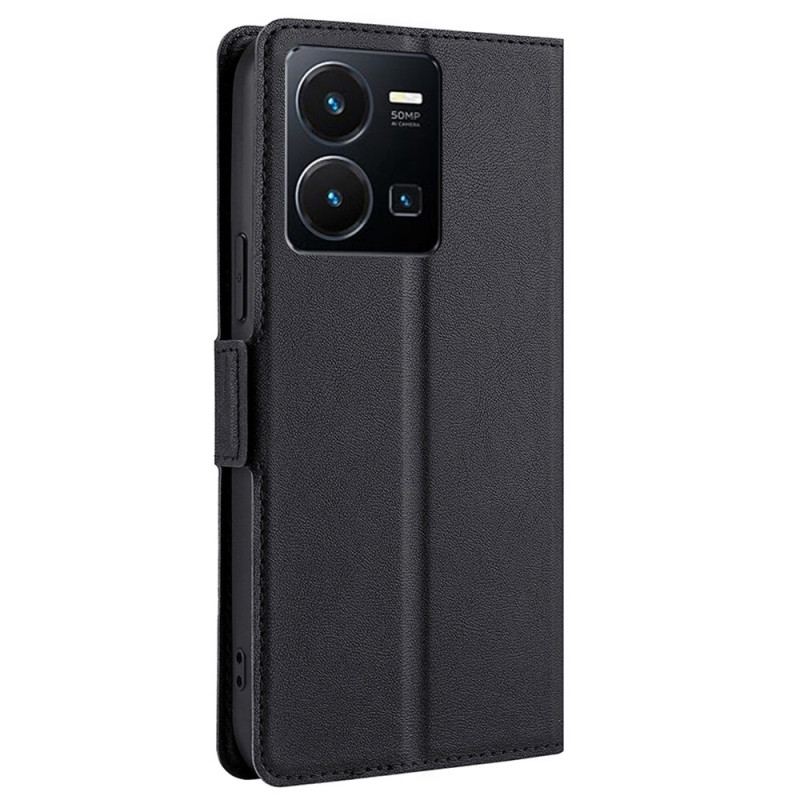 Capa Flip Para Vivo Y35 Fecho Duplo Finesse