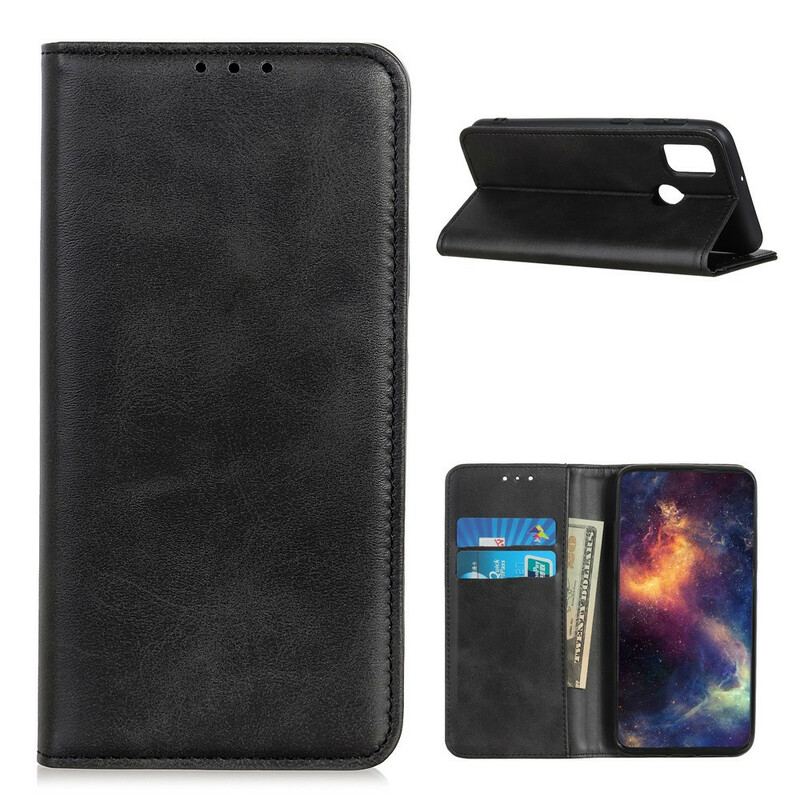 Capa De Celular Para OnePlus Nord N10 Flip Couro Rachado