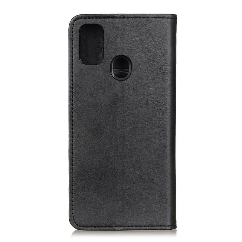 Capa De Celular Para OnePlus Nord N10 Flip Couro Rachado