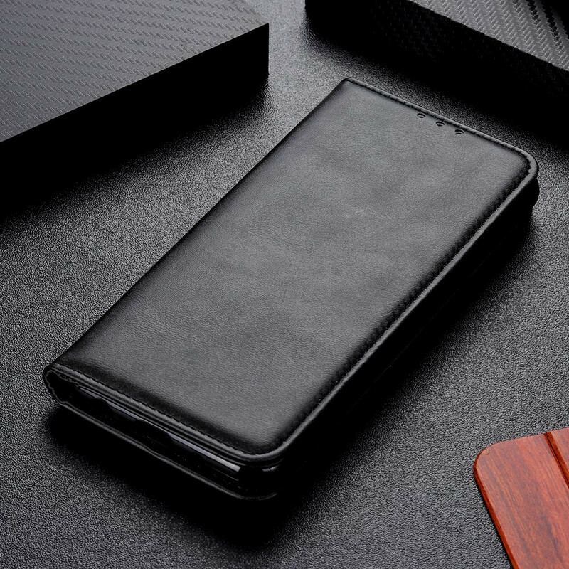 Capa De Celular Para OnePlus Nord N10 Flip Couro Rachado