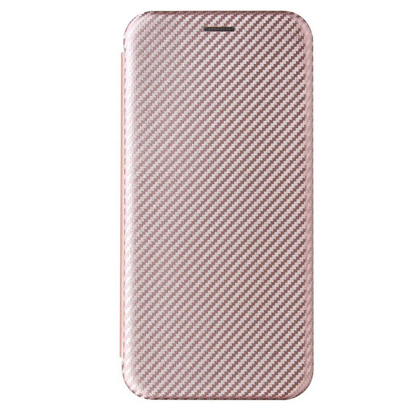 Capa De Celular Para OnePlus Nord N10 Flip Fibra De Carbono